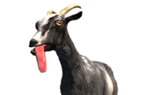 This is the Avatar Image for the Pilgor 'Normal Goat' (Goat Simulator) AI Voice and Text to Speech Generator